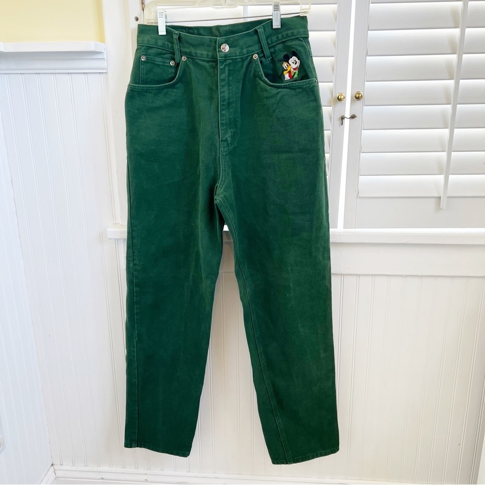 Mickey by Jerry Leigh Green Disney Mickey Mouse Jeans Juniors Size 13
